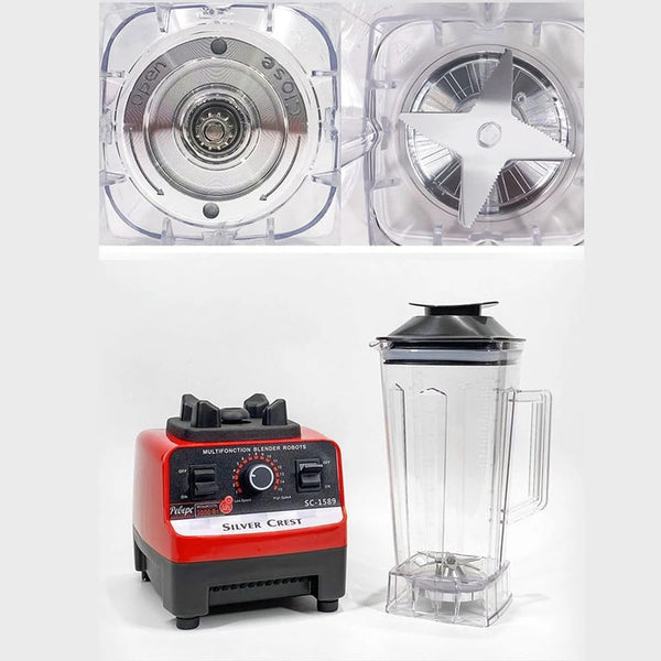 Silver Crest Original German 2-in-1 Blender & Grinder with Powerful Motor